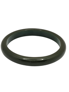 1940s Dark Forrest Green Bakelite Bangle