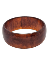Load image into Gallery viewer, 1940s Marbled Torty Effect Bakelite Bangle
