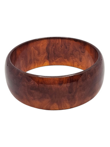 1940s Marbled Torty Effect Bakelite Bangle