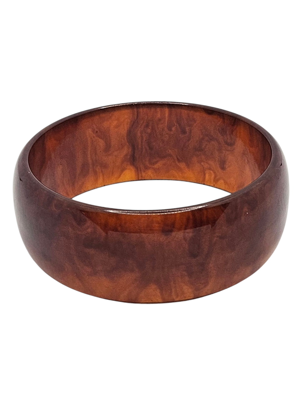 1940s Marbled Torty Effect Bakelite Bangle