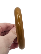 Load image into Gallery viewer, 1940s Dark Olive Green/Yellow Bangle
