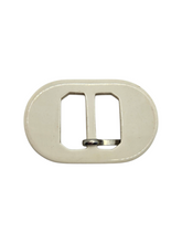 Load image into Gallery viewer, 1940s White and Multi Celluloid Flower Buckle
