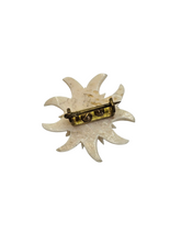 Load image into Gallery viewer, 1940s Carved Edelweiss Brooch

