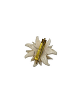 Load image into Gallery viewer, 1940s Carved Edelweiss Brooch
