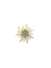 Load image into Gallery viewer, 1940s Carved Edelweiss Brooch
