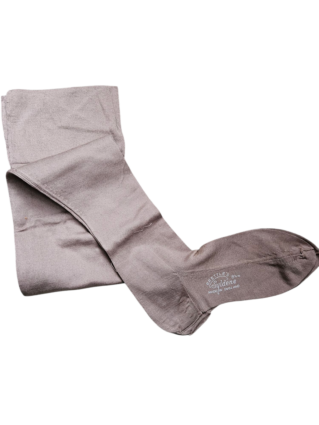 1940s Beige Stockings 8.5