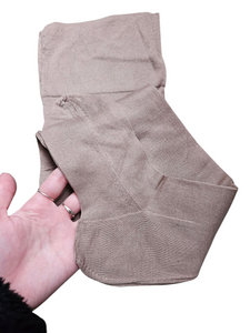 1940s Beige Stockings 8.5