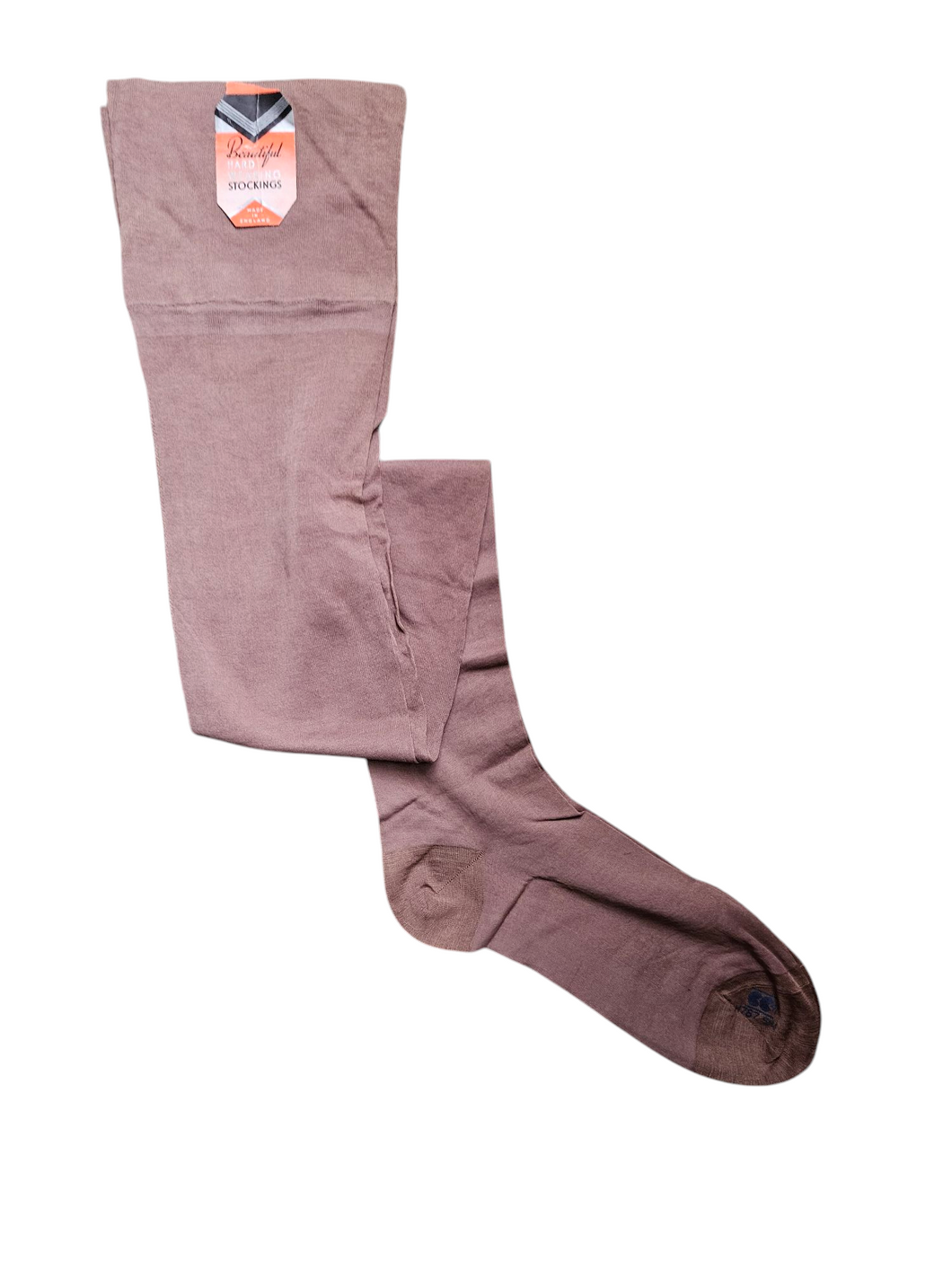 1940s CC41 Beige Stockings 8.5