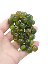 Load image into Gallery viewer, 1940s Rare Miriam Haskell Green Bakelite Grapes Brooch
