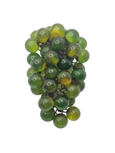 Load image into Gallery viewer, 1940s Rare Miriam Haskell Green Bakelite Grapes Brooch

