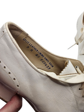 Load image into Gallery viewer, 1940s World War Two NNC Navy Nurse Corps Oxford Style White Leather Shoes
