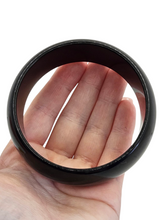 Load image into Gallery viewer, 1940s Chunky Black Bakelite Bangle
