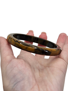 1940s Tigers Eye Effect Bakelite Bangle