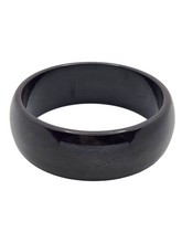 Load image into Gallery viewer, 1940s Chunky Dark Green Bakelite Bangle

