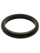Load image into Gallery viewer, 1940s Dark Green Bakelite Bangle
