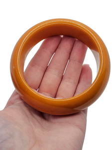 1940s Egg Yolk Bakelite Bangle