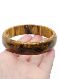 1940s Banoffee Bakelite Bangle