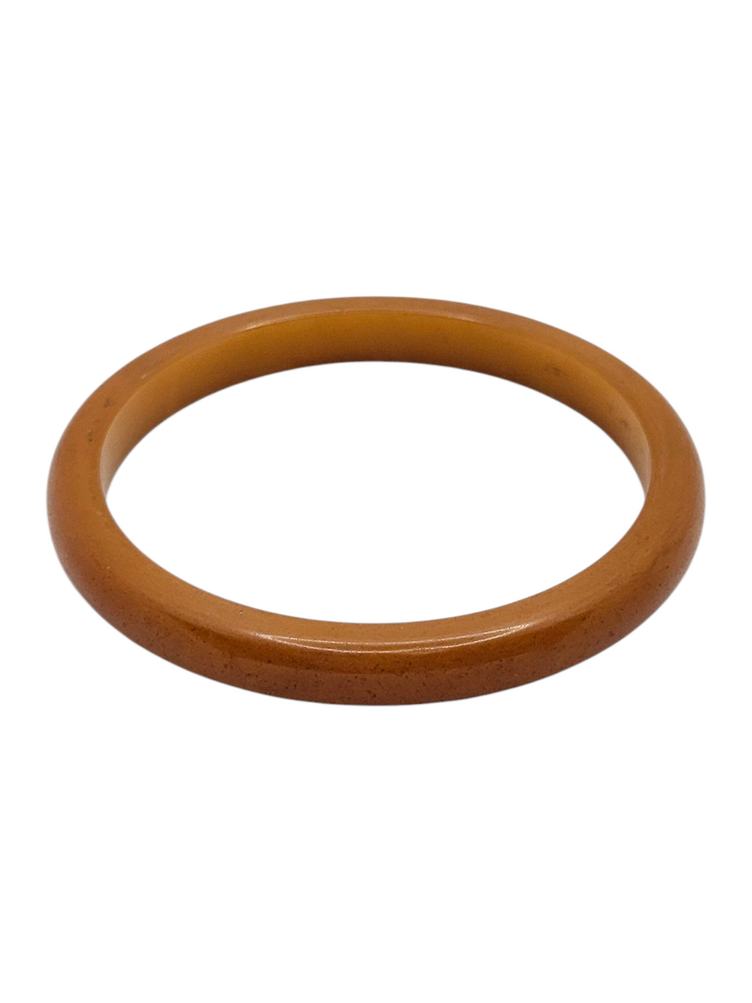 1940s Dark Orange Bakelite Bangle