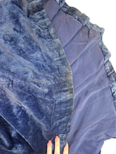 Load image into Gallery viewer, Edwardian Rare Blue Velvet Balloon Sleeve Long Coat
