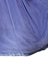 Load image into Gallery viewer, Edwardian Rare Blue Velvet Balloon Sleeve Long Coat

