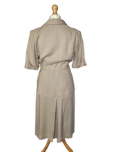 Load image into Gallery viewer, 1930s Rare Deadstock Beige Moygashel Safari Suit
