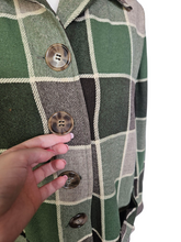 Load image into Gallery viewer, 1940s Green, Beige and Brown Pendleton Jacket
