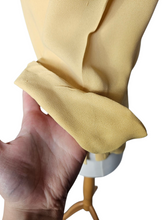 Load image into Gallery viewer, 1940s Buttermilk Yellow Button Detail Blouse
