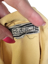 Load image into Gallery viewer, 1940s Buttermilk Yellow Button Detail Blouse
