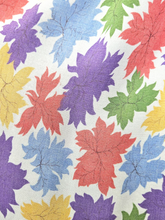 Load image into Gallery viewer, 1940s Bright Multicoloured Leaf Skirt
