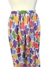 Load image into Gallery viewer, 1940s Bright Multicoloured Leaf Skirt
