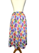 Load image into Gallery viewer, 1940s Bright Multicoloured Leaf Skirt
