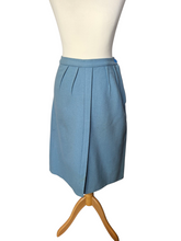 Load image into Gallery viewer, Late 1940s/Early 1950s Powder Blue Peplum Balloon Sleeve Suit
