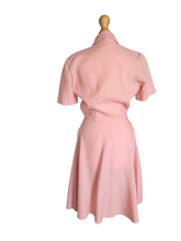 Load image into Gallery viewer, 1940s Pink Moygashel Zip Front Dress
