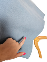Load image into Gallery viewer, Late 1940s/Early 1950s Powder Blue Peplum Balloon Sleeve Suit
