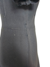 Load image into Gallery viewer, 1940s Wounded/As Is Black and White Soutache Dress
