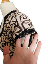 Load image into Gallery viewer, 1940s Wounded/As Is Beige and Black Sequin Dress
