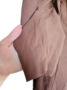 1930s Wounded/As Is Brown Rayon Dress