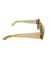 Load image into Gallery viewer, 1940s Egg Shape Yellow Sunglasses With Original Case
