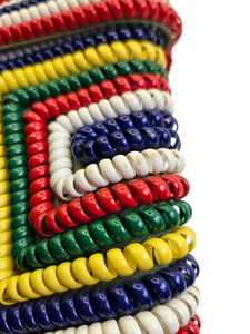 1940s Rare Multicoloured Telephone Cord Bag