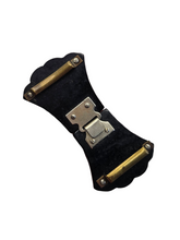 Load image into Gallery viewer, 1930s Deco Black Galalith Buckle
