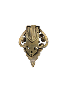 1930s Czech Multicoloured Glass Filigree Dress Clip