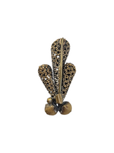 Load image into Gallery viewer, 1930s Czech Unusual Purple Glass Filigree Brooch
