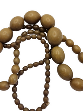 Load image into Gallery viewer, 1940s Chunky Olive Green Galalith Necklace
