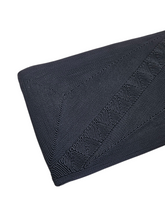 Load image into Gallery viewer, 1940s Navy Blue Corde Clutch Bag
