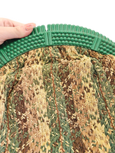 Load image into Gallery viewer, 1930s Art Deco Green/Brown Celluloid Raffia Clutch Bag
