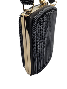 Late 1940s Rare Black Telephone Cord Box Bag