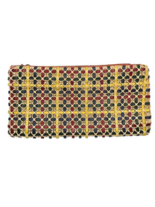 1940s Rare Multicoloured Plasticflex Clutch Bag