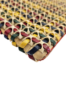 1940s Rare Multicoloured Plasticflex Clutch Bag