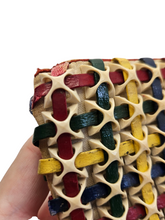 Load image into Gallery viewer, 1940s Rare Multicoloured Plasticflex Clutch Bag
