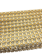 Load image into Gallery viewer, 1940s Rare Pale Yellow and Cream Plasticflex Clutch Bag
